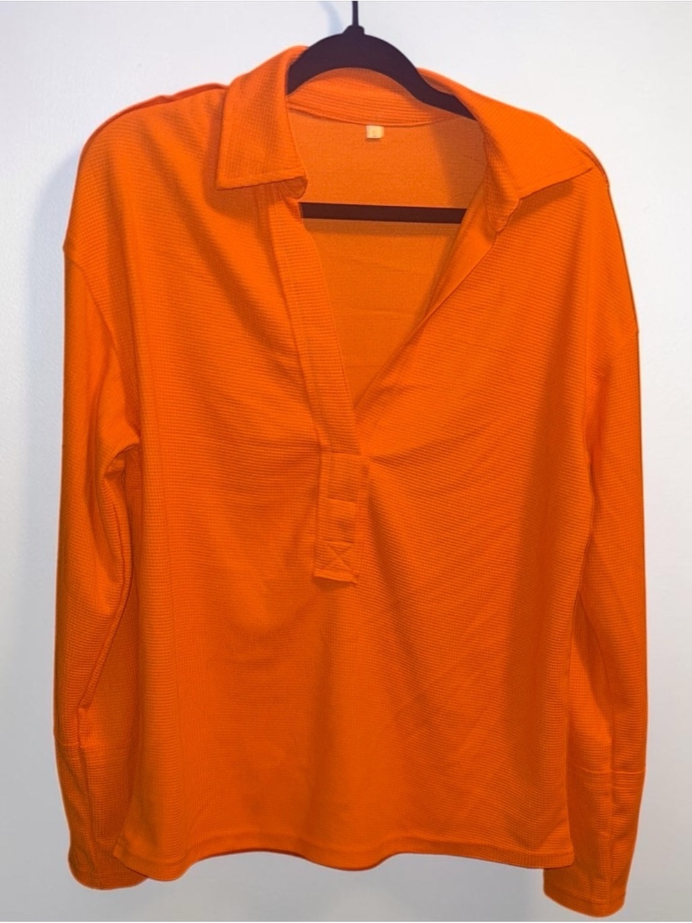 Bold Orange Women's Blouse LG
